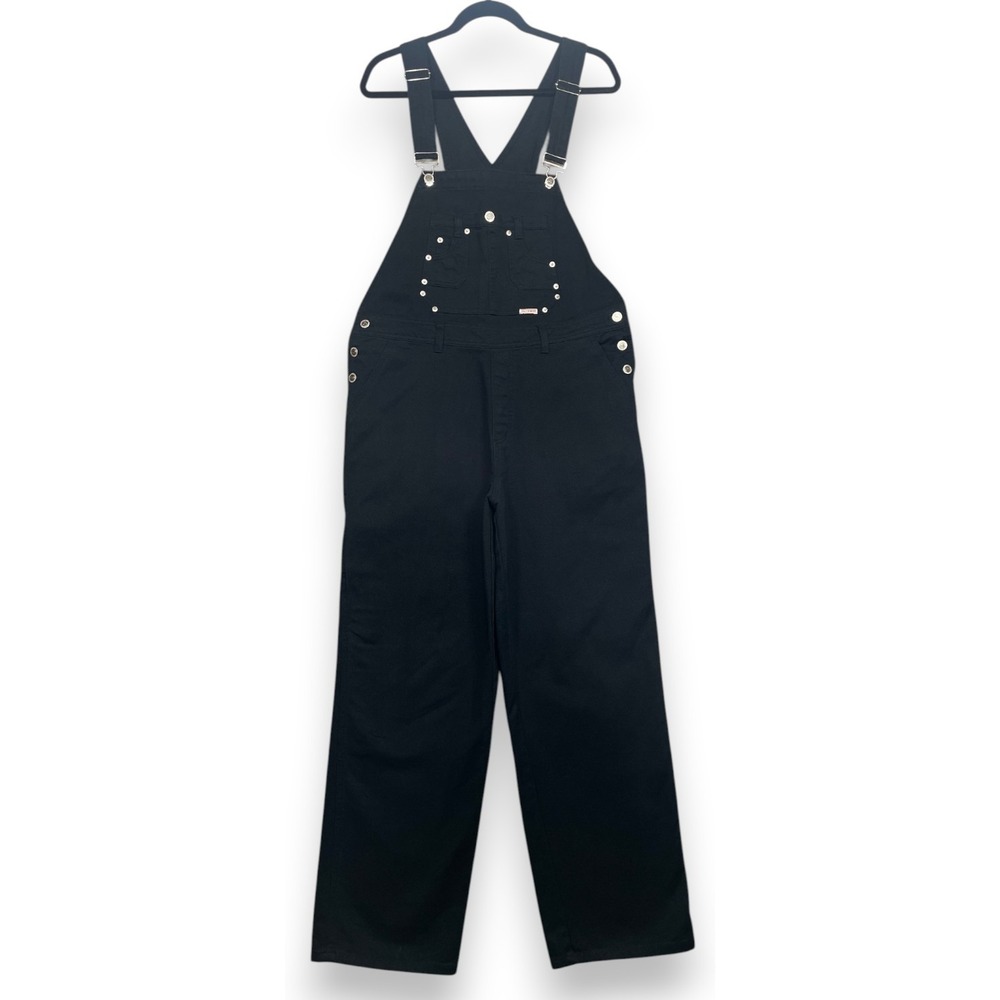 Vintage Solo Semore Overalls Black XL Y2K